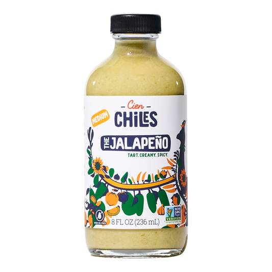 The Jalapeño creamy hot sauce by Cien Chiles